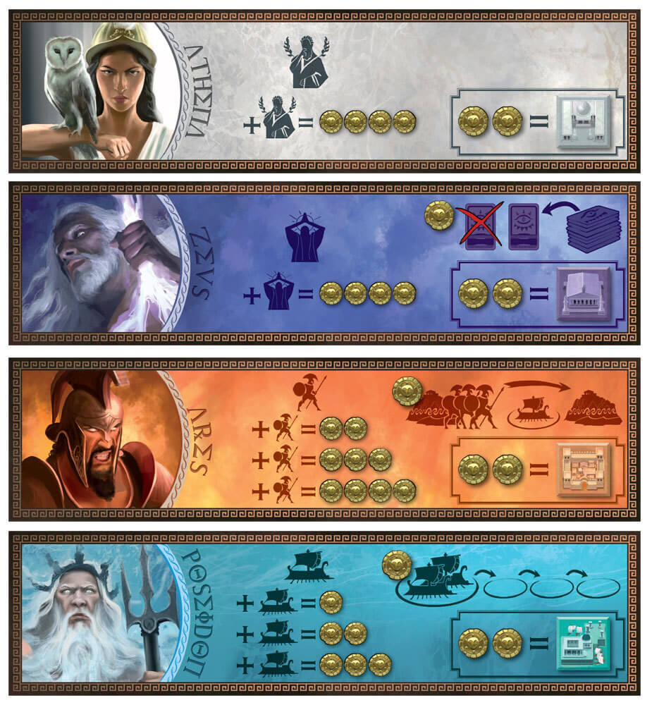 Cyclades + Expansão Hades (Jogo Usado)