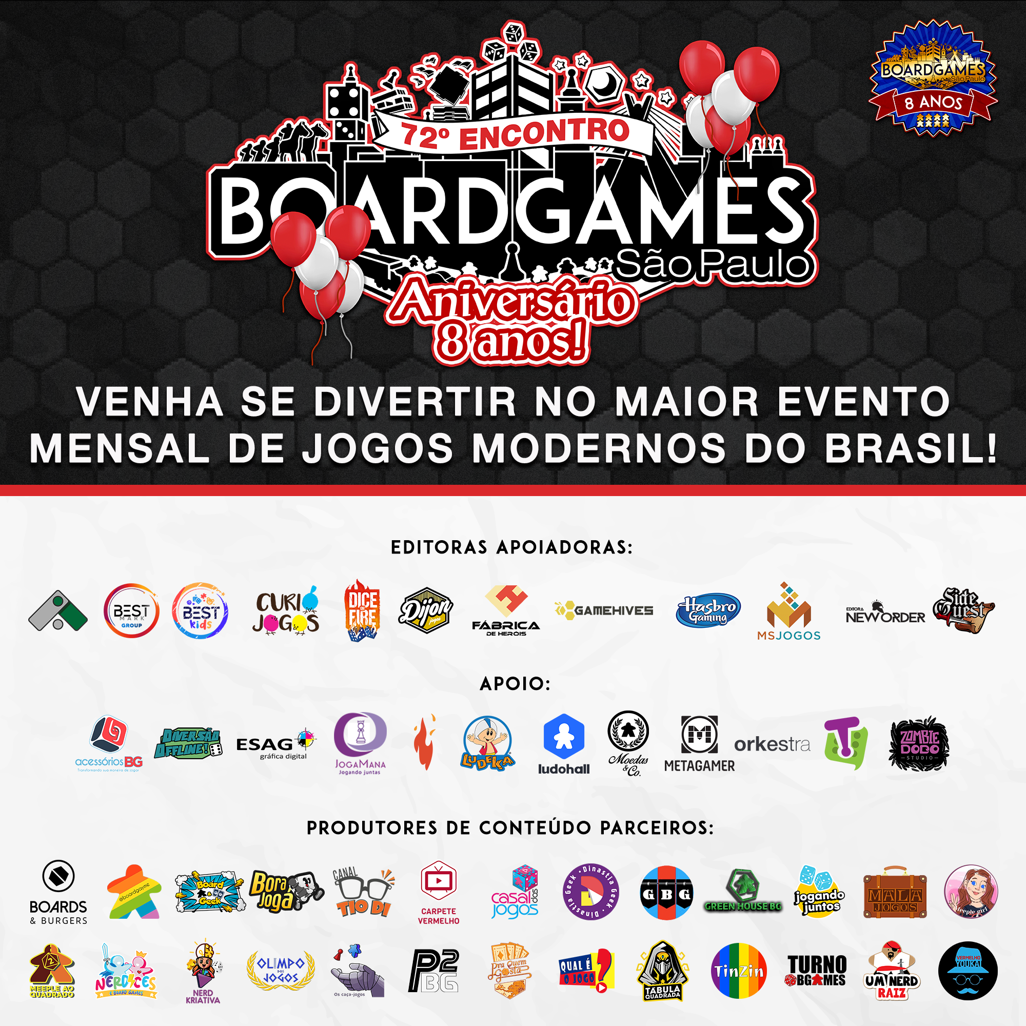 Corujão de Jogos de Tabuleiro - BGSP — Omniverse