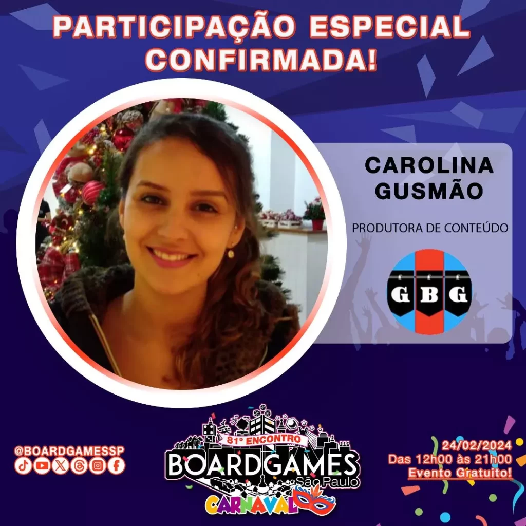 81º BGSP - Participações Especiais - Carolina Gusmão