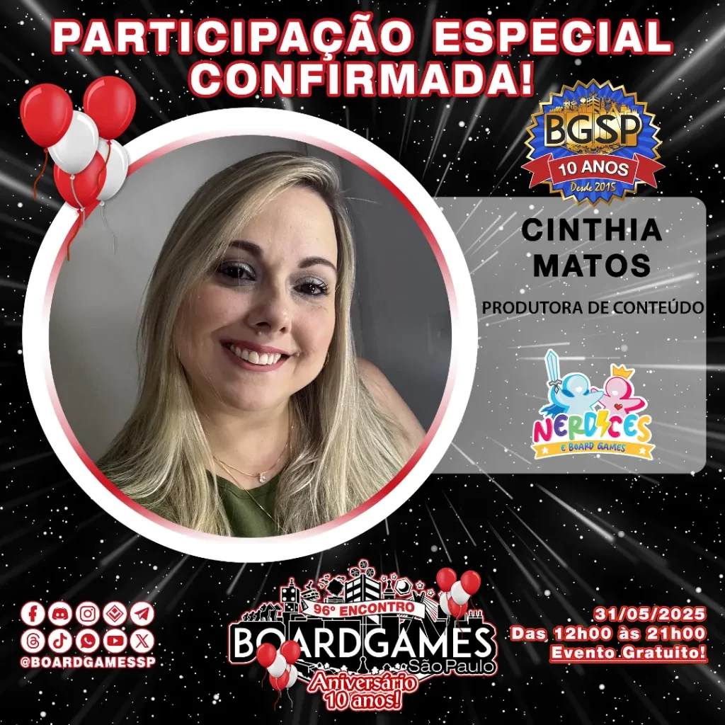 96º BGSP - Participações Especiais - Cinthia Matos